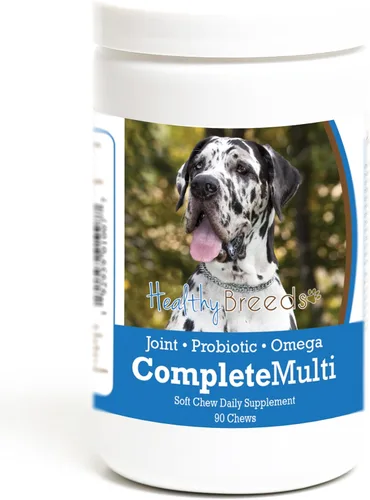 Vista 264 de Healthy Breeds Cavalier King Charles Spaniel - Multivitamínico todo en uno, completo con probióticos, glucosamina, condroitina y omegas, 60
