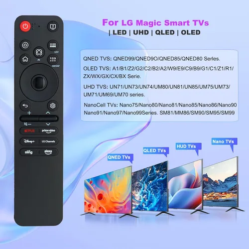 Vista 3 de El control remoto por voz MR25GA es adecuado para el control remoto LG MR25GA Magic. Compatible con LG Smart TV OLED C5/B5/G5 Series, QNED 92A