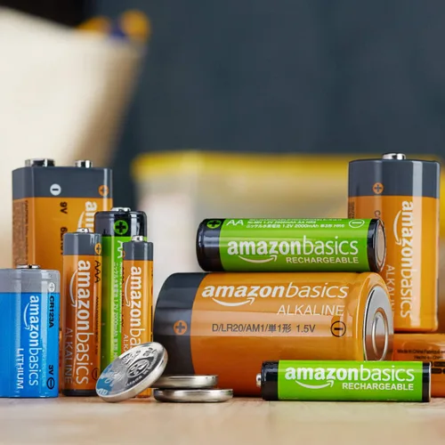 Vista 6 de Amazon Basics Pilas alcalinas AA de alto rendimiento, 500 unidades, 10 años de vida útil, energía duradera para dispositivos domésticos