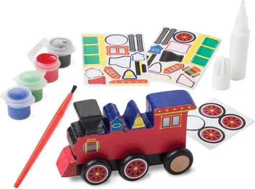 Vista 4 de Melissa & Doug Kit de artesanía de madera de tr