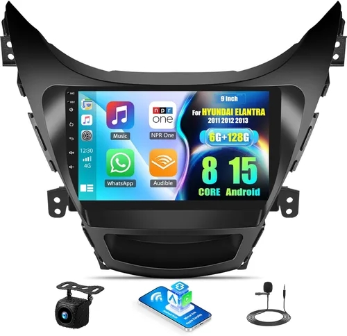 Vista 14 de SIXWIN 1G+32G Radio de Estéreo de Coche Android para Hyundai Elantra 2011 2012 2013 con Apple Carplay Inalámbrico Android Auto Bluetooth pantalla