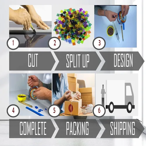 Vista 5 de Turkish Lamp Mosaic Table Lamps Turkish Moroccan Lamp with Bronze Base Handmade Tiffany Night Lamp Mosaic Glass Bedside Night Lamp with Led