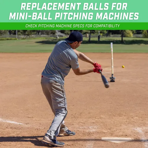 Vista 4 de GoSports Mini Bolas de Espuma de Béisbol - Paquete de 20 o 50 para Máquinas de Lanzamiento y Entrenamiento de Precisión de Bateo