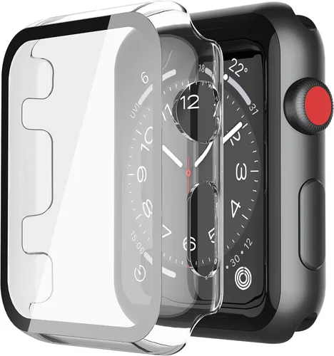 Vista 53 de Misxi - Juego de 2 fundas rígidas de policarbonato con vidrio templado integrado Compatible con Apple Watch Ultra 3 (2025) / Ultra 2 / Ultra