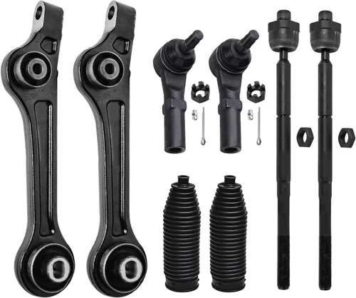 Vista 105 de Detroit Axle - Kit de brazos de control delanteros de 8 piezas para Toyota Sienna 2004-2010, 2 brazos de control inferiores con rótulas, 4 barras