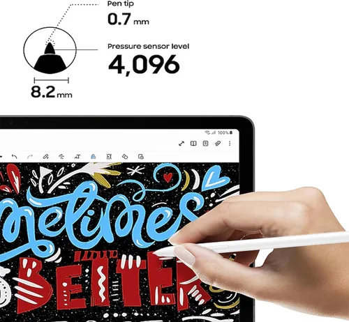 Vista 2 de Galaxy Tab S9 FE S Pen para Samsung Galaxy Tab S9 FE Stylus Pen repuesto Galaxy Tab S9 FE Plus S Pen con 4,096 niveles de presión + 5 puntas gratis