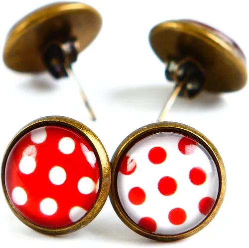 Vista 6 de Aneco Juego de 6 aretes de gasa de los años 50 bufanda de ojo de gato bandana diadema