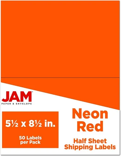 Vista 33 de Etiquetas de dirección de envío JAM PAPER - Grandes - 3 1/3 x 4 - Azul - 120/Paquete