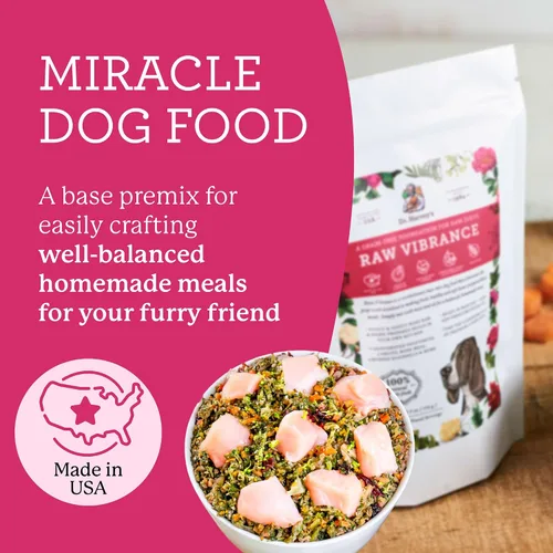 Vista 2 de Dr. Harvey's Raw Vibrance Sin Granos Base Deshidratada para Dieta de Comida Cruda para Perros (Tamaño de Prueba 5.5 Oz)