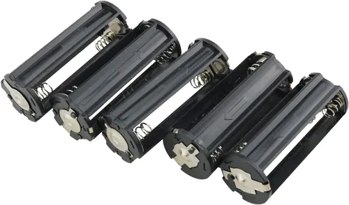Vista 3 de Soporte de batería AAA, 5 unidades, 3 x 1.5 V, conexión de la serie AAA, adaptador de almacenamiento de batería cilíndrica