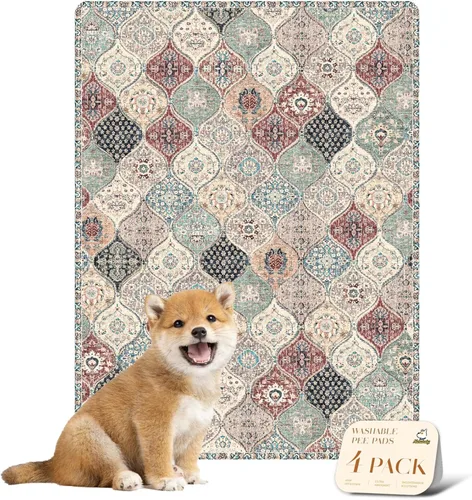 Vista 138 de nunubaby Almohadillas lavables para orina para perros, elegantes, antideslizantes y a prueba de fugas. Almohadillas reutilizables para orinal
