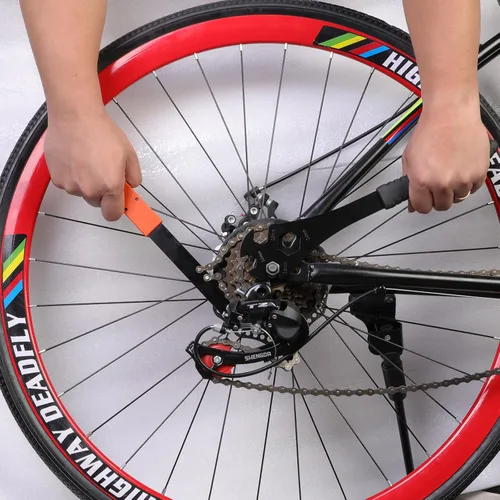 Vista 5 de Oumers Herramienta de extracción de casete de bicicleta, látigo de cadena de bicicleta+llave de pedal+herramienta de extracción de rueda libre 2