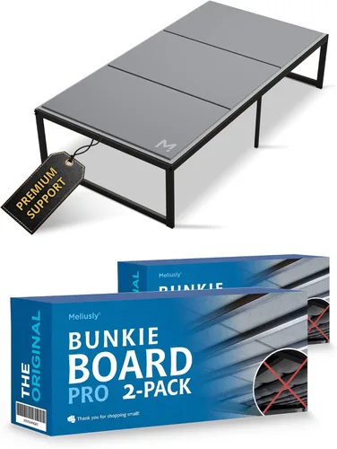 Vista 13 de Meliusly Premium Tablero de Soporte de Perfil Bajo de 10mm para Cama King Size (76x80'') con Patente Pendiente - Diseño de Tablero de Cama de Perfil