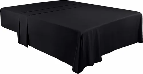 Vista 46 de Utopia Bedding Sábana encimera – 1 paquete (individual, beige) – Tela de microfibra suave cepillada – Sábana superior resistente al encogimiento y a