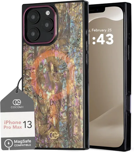 Vista 81 de Cocomii - Funda rectangular compatible con iPhone 13 Pro - Compatible con MagSafe, patrón de carey, estampado animal, brillante, magnética