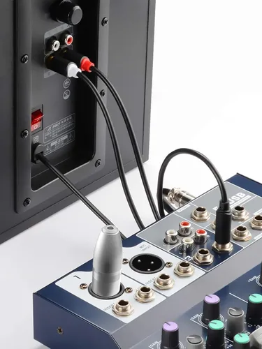 Vista 7 de CableCreation Adaptador hembra de 0.138 in a XLR 2 piezas, convertidor de audio estéreo XLR a 1/8 pulgadas, conector estéreo TRS hembra de 1/8