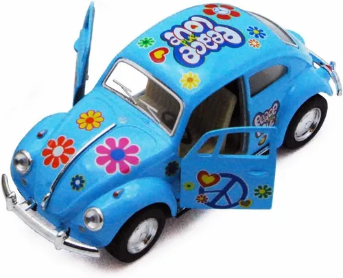Vista 3 de KiNSMART - 1967 Volkswagen Classical Beetle 5 pulgadas, escala 1:36, modelo de metal fundido a presión con acción de retroceso
