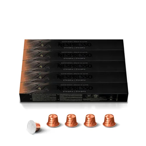 Vista 11 de Nespresso Cápsulas Línea Original, Colombia Master Origin, Café tostado medio, 50 cápsulas de café