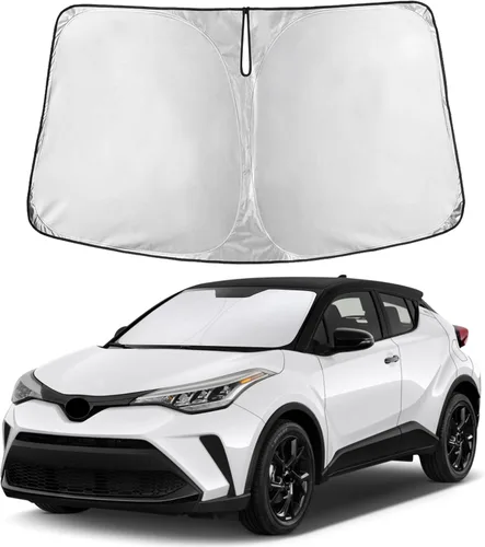 Vista 149 de EcoNour - Parasol plegable para parabrisas de Toyota Tacoma 2016-2025 2026, accesorios para camioneta de 2 puertas y 4 puertas, protector de visera