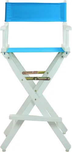 Vista 46 de Casual Home - Silla de director, marco negro/lona negra, 30 pulgadas – altura de la barra