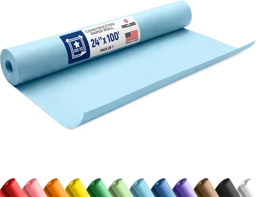 Vista 57 de Rollo de papel de construcción negro de 12 x 1200 pulgadas (100 pies), rollo de papel kraft de construcción fabricado en Estados Unidos