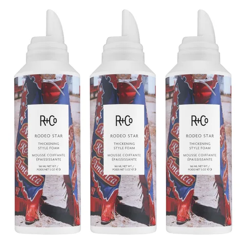 Vista 3 de R+Co RODEO STAR Thickening Style Foam – Volumizing & Texturizing Hair Foam, Adds Body & Hold, All Hair Types