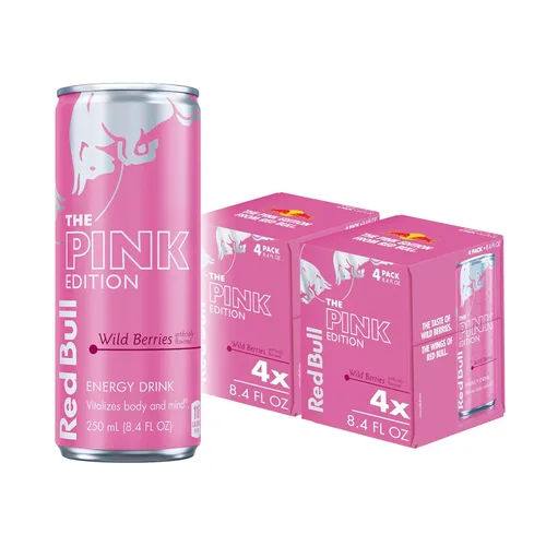 Vista 55 de Red Bull - Bebida energética, edición de coco, 8.4 onzas líquidas, paquete de 4, 33.6 onzas líquidas