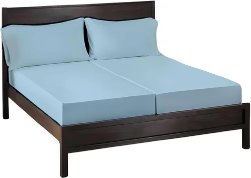 Vista 32 de Juego de sábanas divididas tamaño King para cama ajustable, juego de sábanas de Giza Split King, sábanas 100% algodón egipcio Giza certificado
