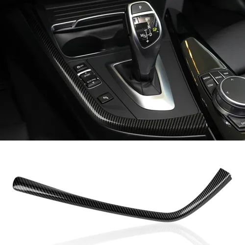 Vista 20 de Funda para reposabrazos de automóvil, caja de almacenamiento de tapa de color carbono, ajuste ABS para BMW F30 2012 2013 2014 2015 2016 2017 2018