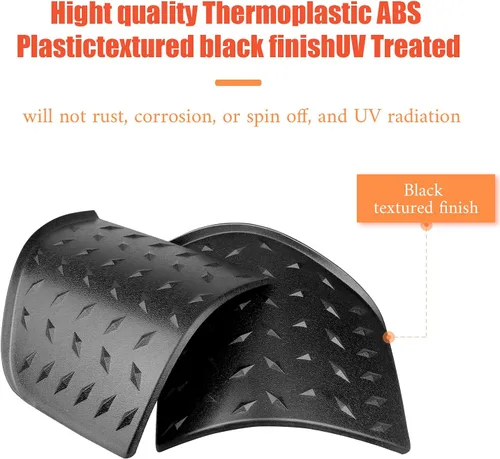 Vista 2 de Cubierta de armadura para capó lateral, protección para el cuerpo del vehículo, guardaesquinas, compatible con Jeep Wrangler TJ 1997-2006