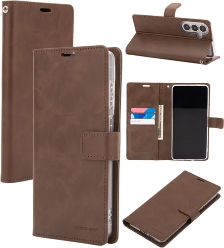 Vista 41 de GOOSPERY Bluemoon - Cartera compatible con iPhone 13 Pro Max, funda de piel sintética de alta calidad, soporte para tarjeta con tapa para teléfono