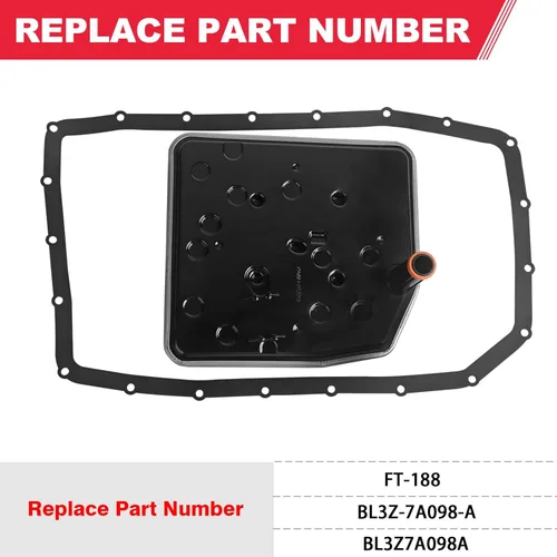Vista 2 de Filtro de transmisión 6R80 con kit de juntas para Ford Expedition F150 Mustang Lincoln Navigator Reemplazos # FT-188 BL3Z-7A098-A