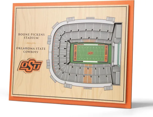 Vista 55 de YouTheFan NCAA Florida Gators Arte de Pared 3D StadiumView de 5 Capas - Estadio Ben Hill Griffin, 13.00" x 17.00