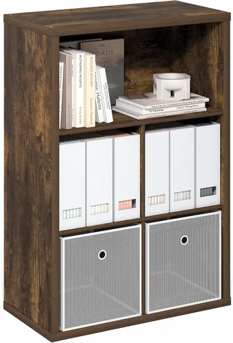 Vista 45 de Furinno PASIR - Estantería de libros de 4 niveles, estantería con estantes abiertos, 9.4 x 23.6 x 41.7 pulgadas, para sala de estar, dormitorio