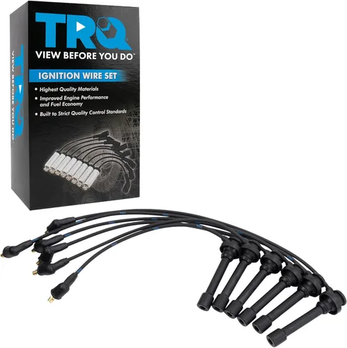 Vista 181 de TRQ Juego de cables de bujía de encendido del motor compatible con Hyundai Tucson Kia Sportage 2.7L Nrew