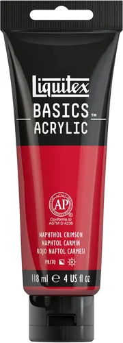 Vista 59 de Liquitex BASICS Pintura Acrílica, Tubo de 250ml (8.5 oz), Azul Ftalocianina