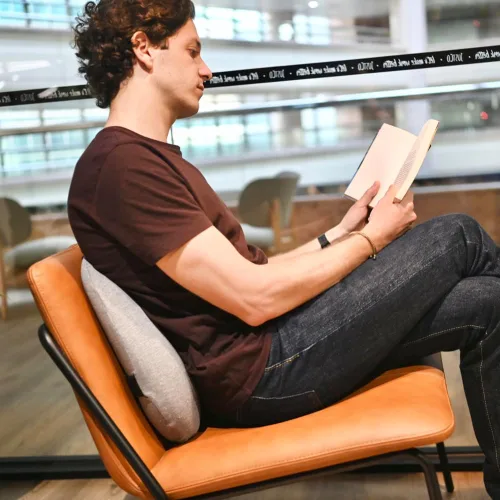 Vista 8 de C CUSHION LAB Almohada lumbar extra densa – Soporte de espalda firme ergonómico patentado multiregión para aliviar el dolor de espalda baja – Cojín