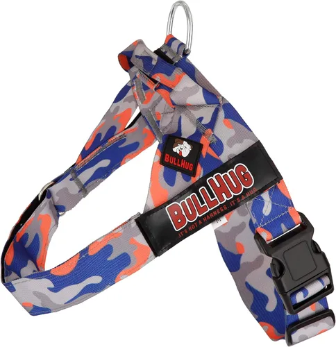 Vista 38 de BULLHUG Arnés ajustable para perro, sin tirones, sin estrangulamiento, para bulldogs ingleses, bulldogs franceses, pugs y razas de pecho ancho