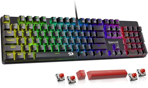 Vista 11 de Redragon K671KS Teclado mecánico inalámbrico para juegos, teclado personalizado intercambiable en caliente Tri Mode BT/2.4G/USB-C, teclados