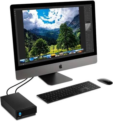 Vista 6 de LaCie 1big Dock Disco Duro Externo HDD de 8TB Estación de Acoplamiento – Thunderbolt 3 USB 3.1 USB 3.0 7200 RPM Unidades de Clase Empresarial