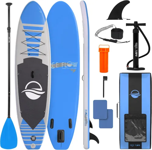 Vista 12 de SereneLife Inflatable Stand Up Paddle Board - Wide Stable Design, Non-Slip Deck for Adults & Youth with Premium Paddle Board Accessories: Carry Bag