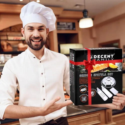 Vista 8 de Kit de 30 accesorios para parrilla Blackstone profesional con parte superior plana, juego de regalo de espátula para barbacoa con cubierta