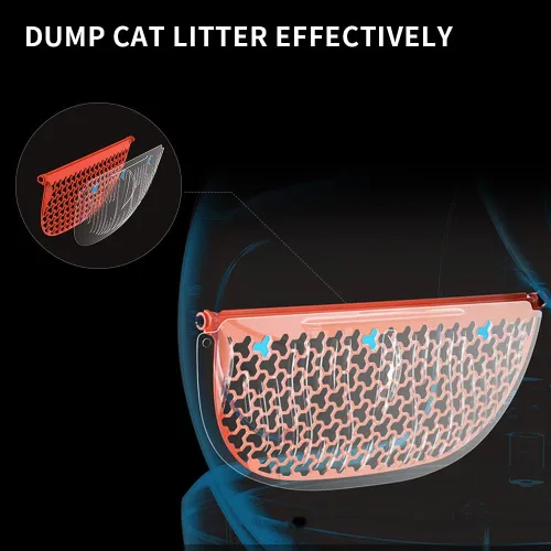 Vista 2 de PETKIT Deflector de vaciado de arena para gatos PuraMax caja de arena automática autolimpiante, con un solo clic, incluye 3