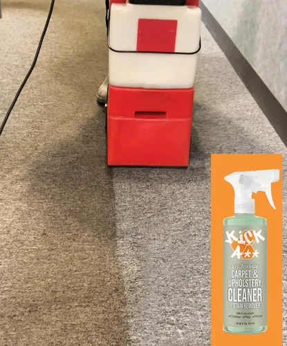 Vista 2 de KICK A** Limpiador y desengrasante concentrado multiusos, detergente superior para máquina de limpieza de alfombras potente removedor de manchas