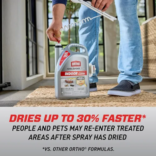 Vista 6 de Ortho Home Defense Max - Barrera de insectos para interiores: Comienza a matar hormigas, cucarachas, arañas, pulgas y garrapatas rápido, 1 gal.