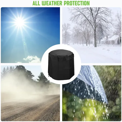 Vista 5 de Stanbroil Funda para freidora de pavo sin aceite Char-Broil The Big Easy, cubierta resistente impermeable para ahumador tipo domo