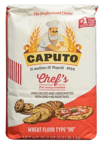 Vista 3 de Antimo Caputo "00" Chefs Harina 1 kg (2.2 libras) bolsas pack de 4