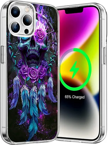Vista 5 de Funda compatible con iPhone 12 Pro Max, funda protectora delgada y suave de poliuretano termoplástico a prueba de golpes con diseño de perros