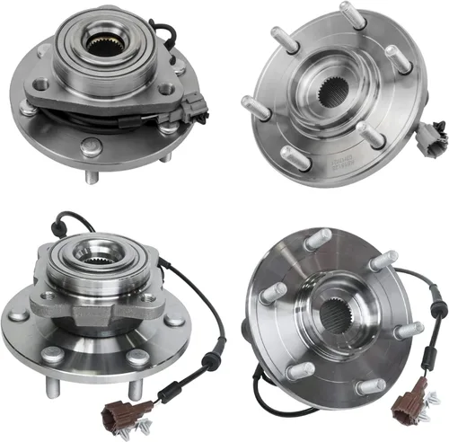 Vista 42 de Detroit Axle - Kit de 4 piezas de manguetas de dirección para Honda Civic 2006-2011, 2 manguetas de dirección delanteras y bujes de ruedas