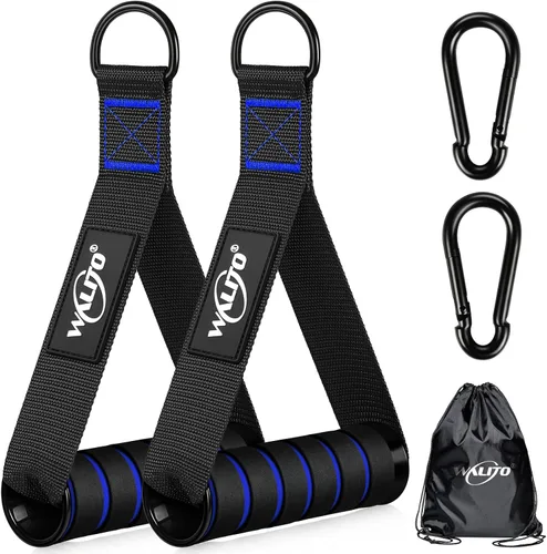 Vista 8 de Manijas de Ejercicio WALITO, Reemplazo de Accesorios de Cable para Equipo de Gimnasio en Casa, Sistema de Poleas, Pilates, Bandas de Resistencia